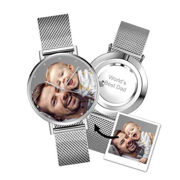 Photo Watch Gifts For Family Personalised Photo Watch Custom Wrist Watch With Pictures